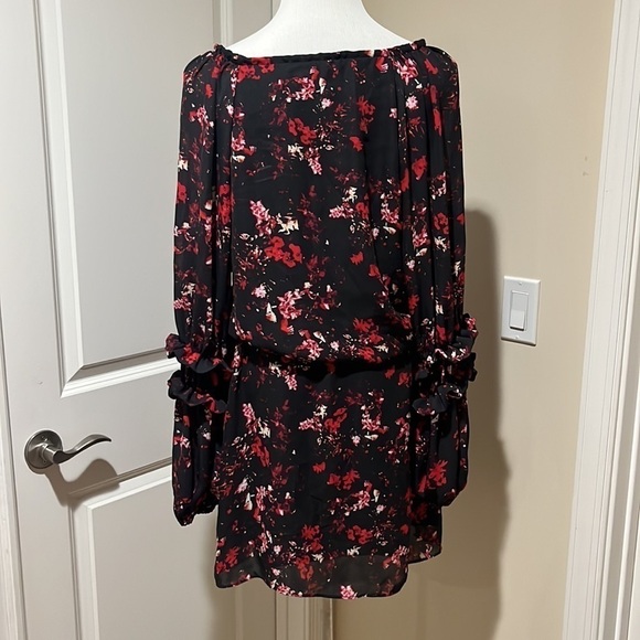 Parker Nicole Blouson Floral Boho Canna Dress - Picture 5 of 9
